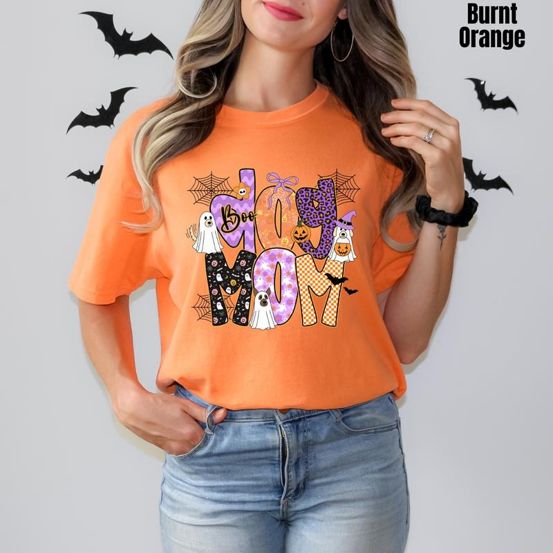 Spooky Dog Mom Comfort Colors T-Shirt 'NLB' Hoodie, Sweatshirt | GrindPrints.com