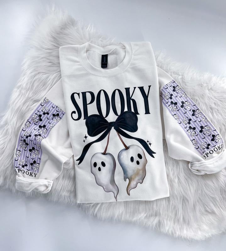 Spooky Ghost Coquette Halloween Womenswear Casual Top T-Shirts, Hoodie, Sweatshirt
