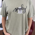 Spooky Ghost Embroidered Tee shirt Hoodie, Sweatshirt | GrindPrints.com