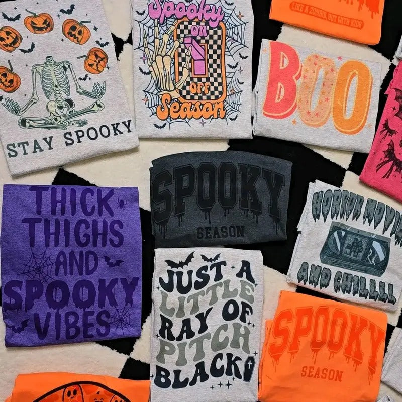 Spooky Halloween 2 Tee or 2 Sweatshirt Grab Bags Hoodie | GrindPrints.com