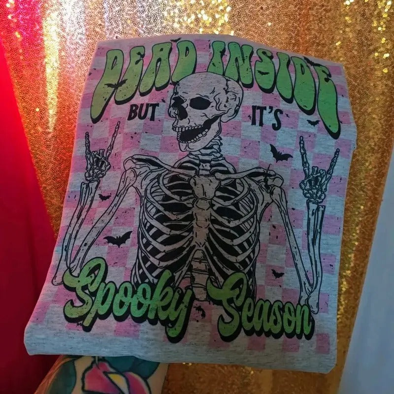 Spooky Season Cute Halloween Graphic Tee Hoodie, Sweatshirt | GrindPrints.com