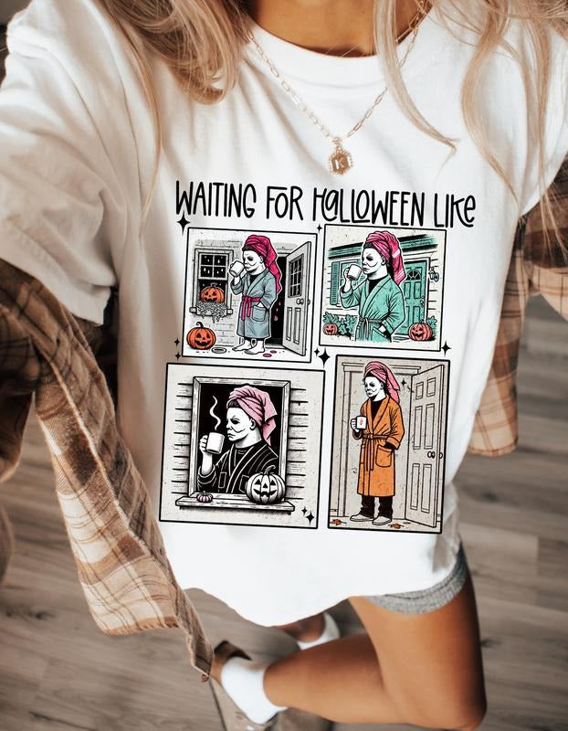 Spooky Sips: Jason's Halloween Countdown Tee Hoodie, Sweatshirt | GrindPrints.com