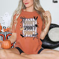 Spooky Striped Halloween Comfort Colors T-Shirt 'NLB' Hoodie, Sweatshirt | GrindPrints.com