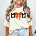 Sports Mom COMFORT COLORS Tee - Coquette Bow Sports Mom Shirt - Game Day Apparel Hoodie, Sweatshirt | GrindPrints.com