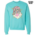 Spotted & Floral Santa Sweatshirt 'NLB' T-Shirts, Hoodie | GrindPrints.com