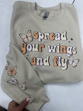 Spread Your Wings Gildan Sweatshirt T-Shirts, Hoodie | GrindPrints.com