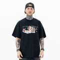 Spring Summer Trendy Kitten Destroyed Printed Short-Sleeved T-shirt Hoodie, Sweatshirt | GrindPrints.com