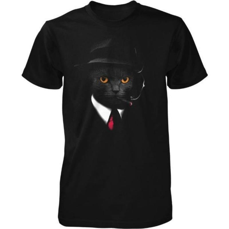 Spy Cat, Undercover Cat Men's T-shirt Made in USA Hoodie, Sweatshirt | GrindPrints.com