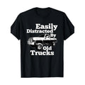 Square Body Easily Distracted By Old Trucks Squarebody T-Shirt - 220g made in usa Hoodie, Sweatshirt | GrindPrints.com