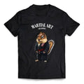 Squirrel Chipmunk Sensei in Black Judogi Karate Martial Art Champion - Short-Sleeve Unisex T-Shirt Made in USA Hoodie,...
