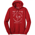 Sriracha Hot Chili Sauce Rooster Logo Hooded Sweatshirt - Red T-Shirts, Hoodie | GrindPrints.com