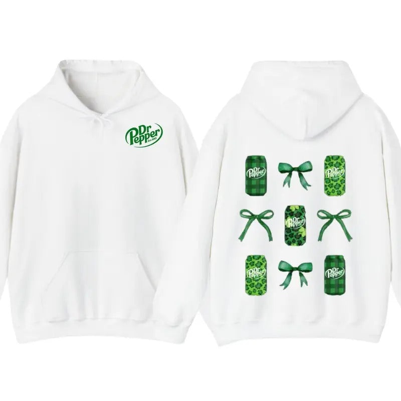 St. Patrick’s Day Pepper Soda T-Shirt or Hoodie Trendy, Patrick's Day Shirt For Men For Women Sweatshirt | GrindPrints.com