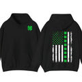 St. Patrick's Day American Flag Hoodie and T-Shirt, Graphic Tees, Gift For Men For Woman, Trendy Shirt Sweatshirt