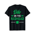 St. Patrick's Day "Dibs on the Redhead" Graphic T-Shirt for Men & Women - 100% Cotton, Casual Outdoor Tee with Shamrock...