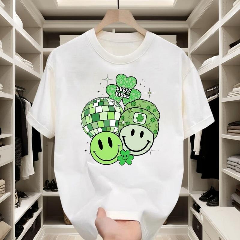 St. Patrick's Day Trend! Lightweight & Breathable, Graphic T