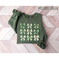St Patrick's Day Coquette Bow Sweatshirt, St Patrick's Day Shirt, Lucky Shamrock Shirt, St Patricks Gift, St Patty's...