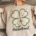 St Patrick's Day Phlebotomist t-shirt,sweatshirt,hoodie, Shamrock Phlebotomy Shirt, Just A Little Pinch Shirt, Patrick's...