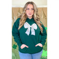St Patricks Day Satin Bow Graphic Hoodie T-Shirts, Sweatshirt | GrindPrints.com