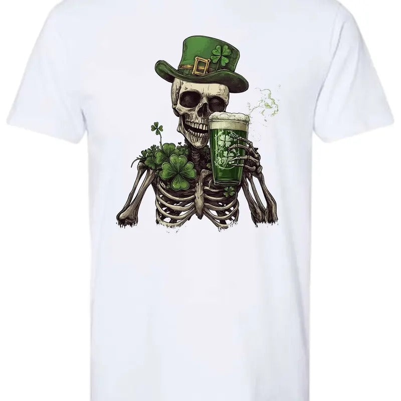 St Patricks Day Skeleton Shirt T-Shirts, Hoodie, Sweatshirt