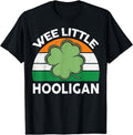 St Patricks Day Wee Little Hooligan Funny Men Boy T-Shirt | Unisex Cotton Tee, Short Sleeve, Crewneck, Size S-5XL Hoodie,...
