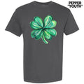*** St. Patrick's Day Shamrock Comfort Colors T-Shirt (Youth) Hoodie, Sweatshirt | GrindPrints.com