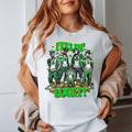 St. Patrick Day Horror Crew Shirt, Feelin Lucky Horror Shirt, Trending Graphic Tee, Funny Tee For Womens and Mens, Feelin...