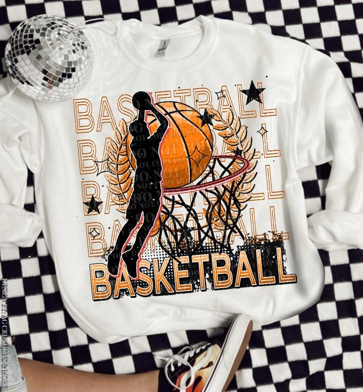 Stacked Basketball Boy DTF Transfers - THIS IS NOT A SHIRT Hoodie, Sweatshirt | GrindPrints.com