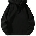 Women's Plain/Star Print Zip Up Hoodie, Casual Drop Shoulder Long Sleeve Hooded Sweatshirt for Fall & Winter, Women's...
