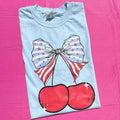 Star Spangled Cherry Coquette Comfort Colors T-Shirt 'NLB' Hoodie, Sweatshirt | GrindPrints.com