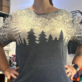 Starry Sky Bleached T-shirt Hoodie, Sweatshirt | GrindPrints.com