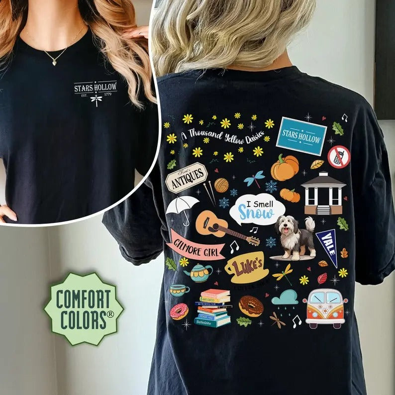 Stars Hallow Shirt, Lukes Diner Shirt, Gilmore Shirt Eras, Retro Stars Hollow Shirt Shirt, Dragonfly Inn Shirt, Fall...