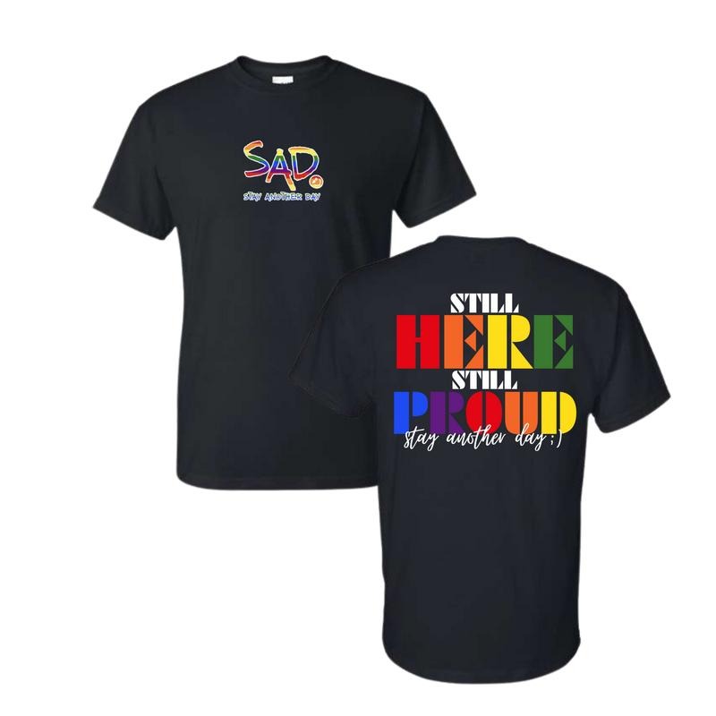 Stay Another Day Pride 2025 Exclusive | Mental Health Awareness Shirt Hoodie, Sweatshirt | GrindPrints.com