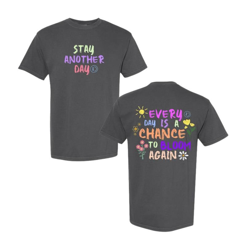 Stay Another Day Spring '25 Exclusive Premium Mental Health Awareness T-Shirt Hoodie, Sweatshirt | GrindPrints.com
