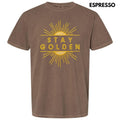 Stay Golden Puff Comfort Colors T-Shirt Hoodie, Sweatshirt | GrindPrints.com