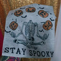 Stay Spooky Halloween Graphic Tee Loose fit Hoodie, Sweatshirt | GrindPrints.com