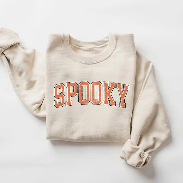 Stay Spooky Sweatshirt, Halloween Sweatshirt, Womens Halloween Sweatshirt, Spooky Season Shirt, Ghost Halloween, Unisex...
