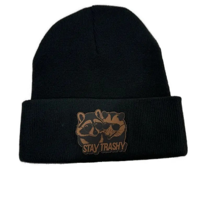 Stay Trashy Beanie Stocking Cap T-Shirts, Hoodie, Sweatshirt | GrindPrints.com