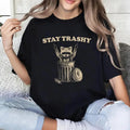 Stay Trashy Raccoon Vintage Vintage Trashy Raccoon Funny Raccoon Unhinged Shirts Meme Comfy Menswear Tops Womenswear Cotton Fabric Relaxed Fit Chic T-Shirts, Hoodie, Sweatshirt