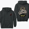 Stay Tuned Hoodie by Treaty Oak Revival with Retro Style and Unique Message for Vintage Lovers and Creative Minds...