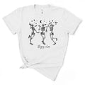 Staying Alive Skeleton T-shirt  - Women's T-Shirt - Soft & Breathable Cotton, Unisex Sizing
