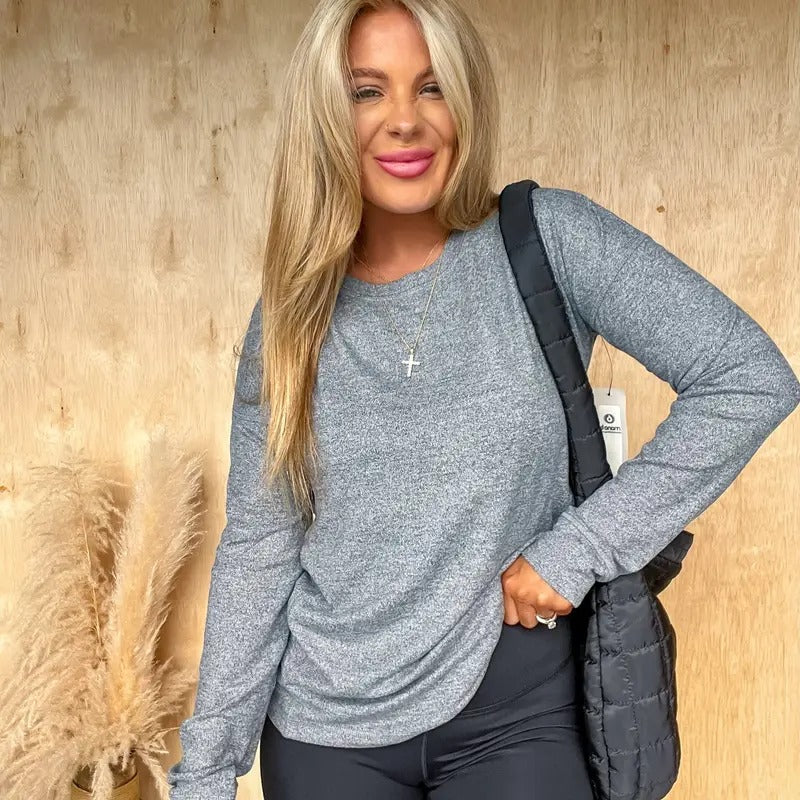 Staying Inside Grey Long Sleeve Top T-Shirts, Hoodie, Sweatshirt | GrindPrints.com