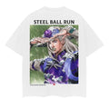 Steel Ball Run "Gyro Zeppeli" Heavyweight Vintage Tee 100% Cotton OVERSIZED Anime T-shirt Menswear Top Casual Streetwear...