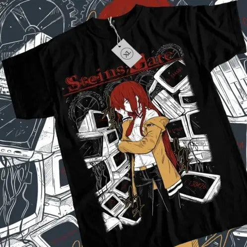 Steins Gate T-Shirt Kurisu Makise Girl Kawaii Waifu Anime Shirt Tee All Size Hoodie, Sweatshirt | GrindPrints.com