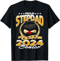 Stepdad T Shirt, Gifts For Stepdad, Proud Stepdad Of A 2024 Senior Graduation 2024 T-Shirt, Father's Day T Shirt Menswear...