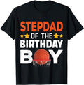 Stepdad T Shirt, Gifts For Stepdad, Step Dad Of The Birthday Boy Basketball Bday Celebration T-Shirt Menswear, Father's...
