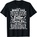 Stepdad T Shirt, Gifts For Stepdad, Thank You For Stepping In To Become The Dad - Stepdad Father T-Shirt Menswear Casual...