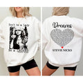Stevie Nicks Dreams 2 Sides Shirt Sweatshirt Hoodie, Stevie Nicks Sweatshirt, Gift For Fan | GrindPrints.com