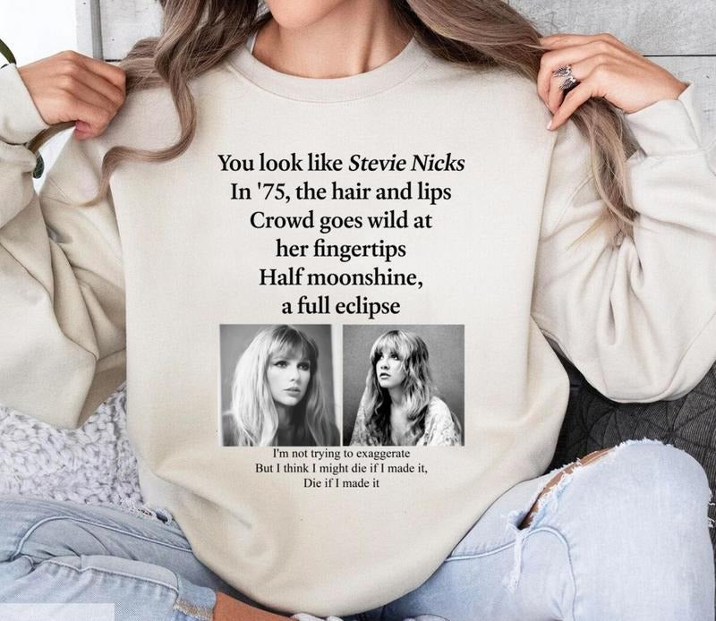 Stevie Nicks Shirt, Stevie Nicks Tour 2024 Shirtstyle{n002}2 Hoodie, Sweatshirt | GrindPrints.com