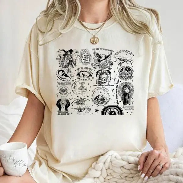Stevie Nicks Tracklist Remake Shirt, Stevie Nicks Shirt Hoodie, Sweatshirt | GrindPrints.com