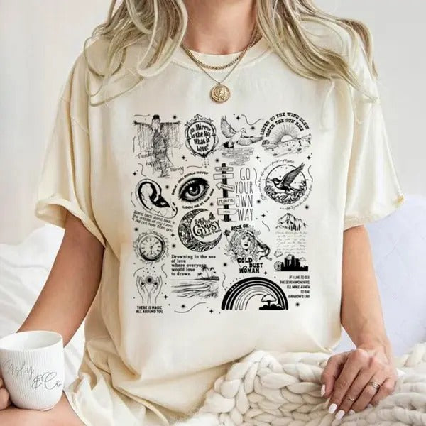 Stevie Nicks Tracklist Shirt, Stevie Nicks Shirt Hoodie, Sweatshirt | GrindPrints.com